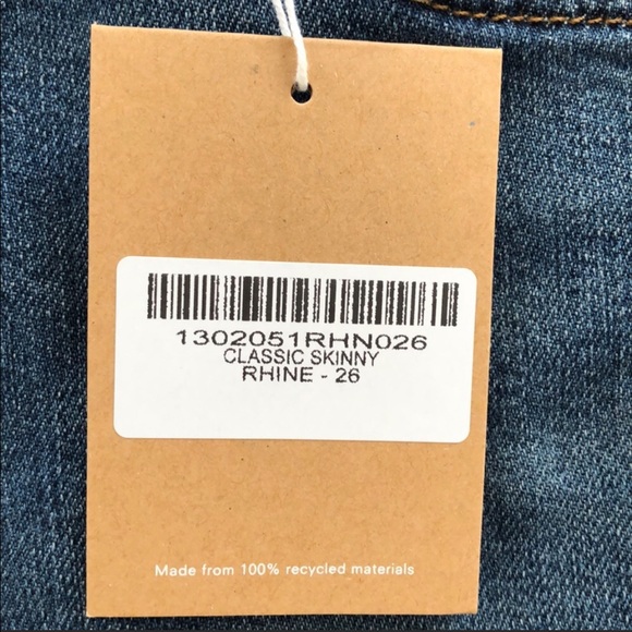 NWT Reformation Classic Skinny Rhine jeans - Picture 3 of 3